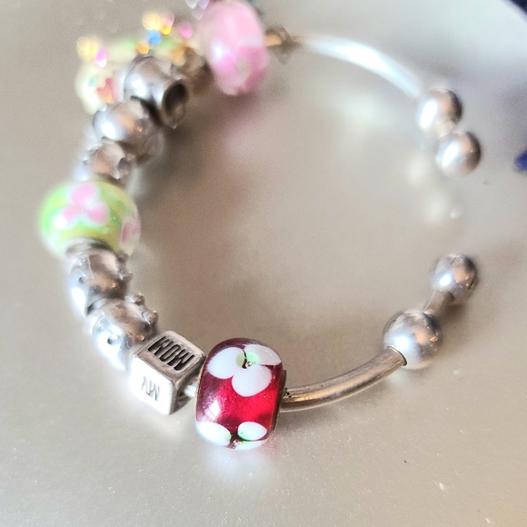 Chamilia 925 Charm Bracelet 11 Charms - Picture 4 of 5